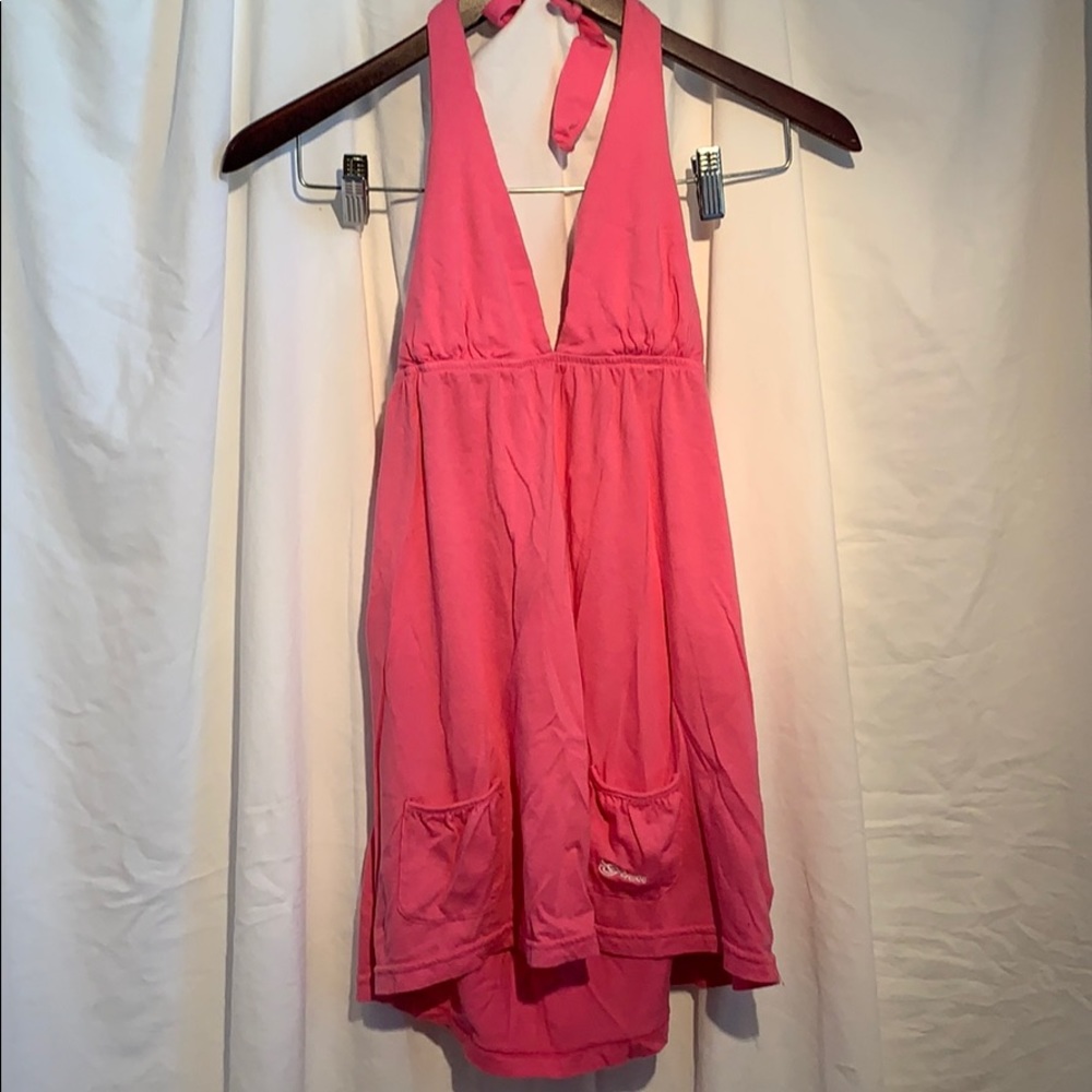 3/20 Guess halter mini dress
